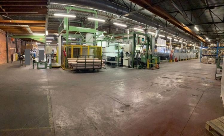 Kuesters, Krantz, Finishing Line with Dyeing Padder, Coating, and Stenter, 2400mm, 6 Chambers