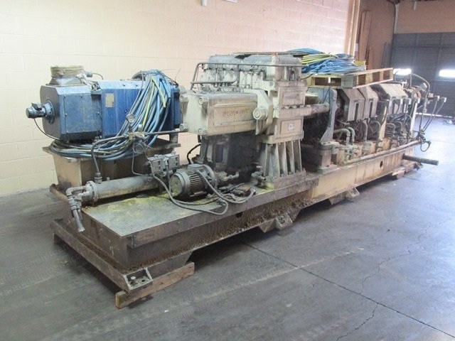 Maris, TM92M, 92mm Twin Screw Co-Rotating Extruder, 30:1 L/D, Cumberland Q212 Pelletizer