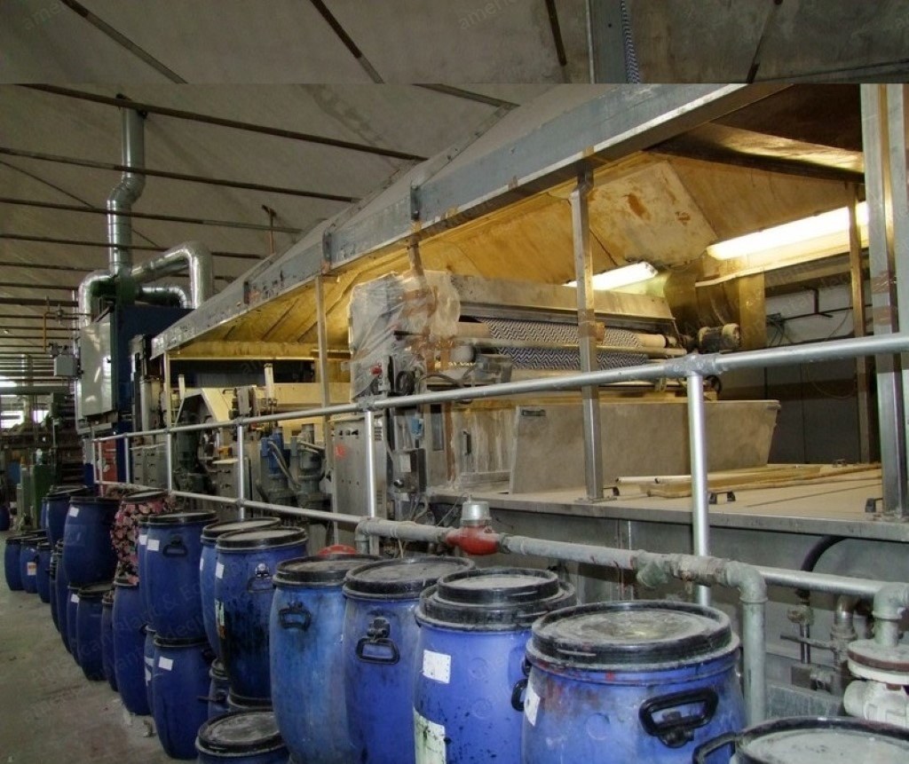 Arioli, 1995, Continuous Washing Range, 1800mm Working Width, 5 Tanks