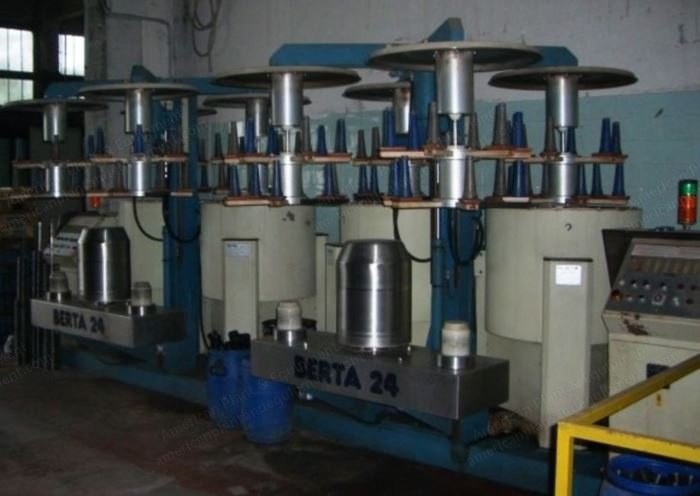 Dettin, Berta 24, 1989, Centrifugal Hydro-Extractor, 2 Centrifugation Compartments, Joust Load Discharge