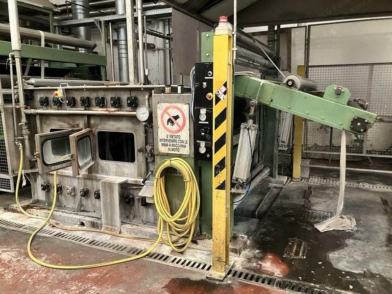 Osthoff, U97, 1998, Singeing Machine, Width 2200mm, with Brushing Machine and Tank