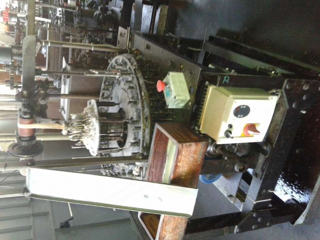 Krenzler and O.M.S., Braiding and Winding Machine Line, 42-Machine Package, with 3000 Designs