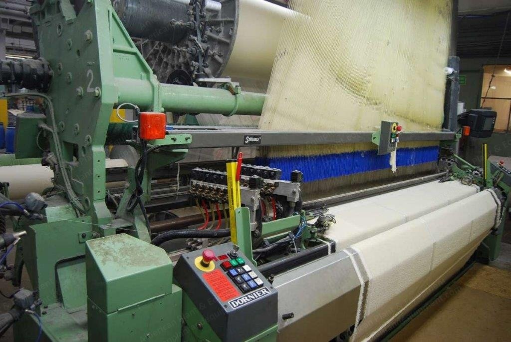 Dornier, ATVF6, 2002, Airjet Terry Looms, 3200mm, Staubli Jacquard CX 880, 6 Colors