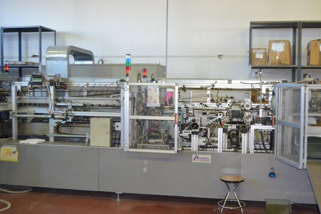 Magetron, Mitho 2002 T, 2000, Complete Towel Fringing Line, 2 Pegasus Heads, 1800mm Max Width
