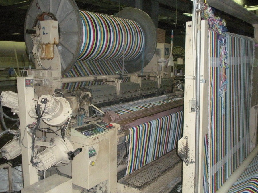 Complete Terry Towel Plant, Dobby and Jacquard Looms, Dyeing, Preparation, and Finishing Equipment