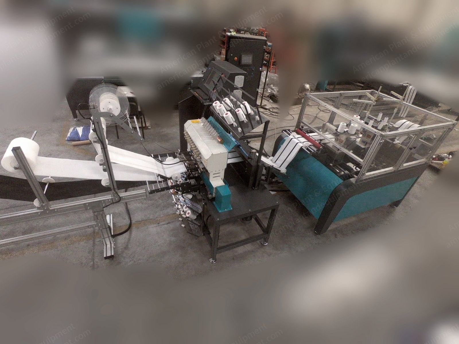NovaStar, ABR 6500, Automatic Computerized Border Sewing Machine, 3 Sewing Heads, 64 Needles, 400mm Max Width