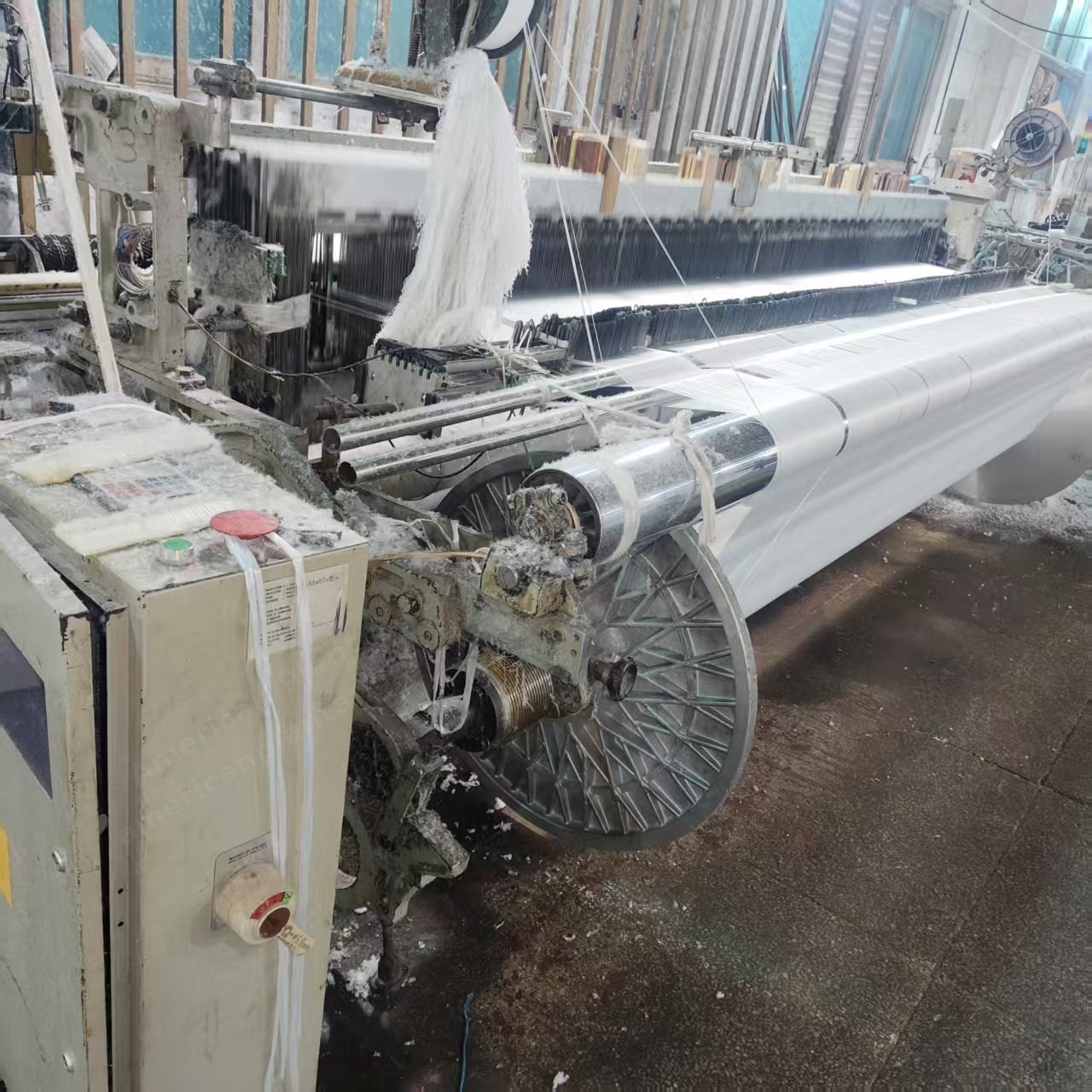 Somet, SM-93, 2000, Rapier Loom, Width 3600mm, 2 Feeders, 8 Frames