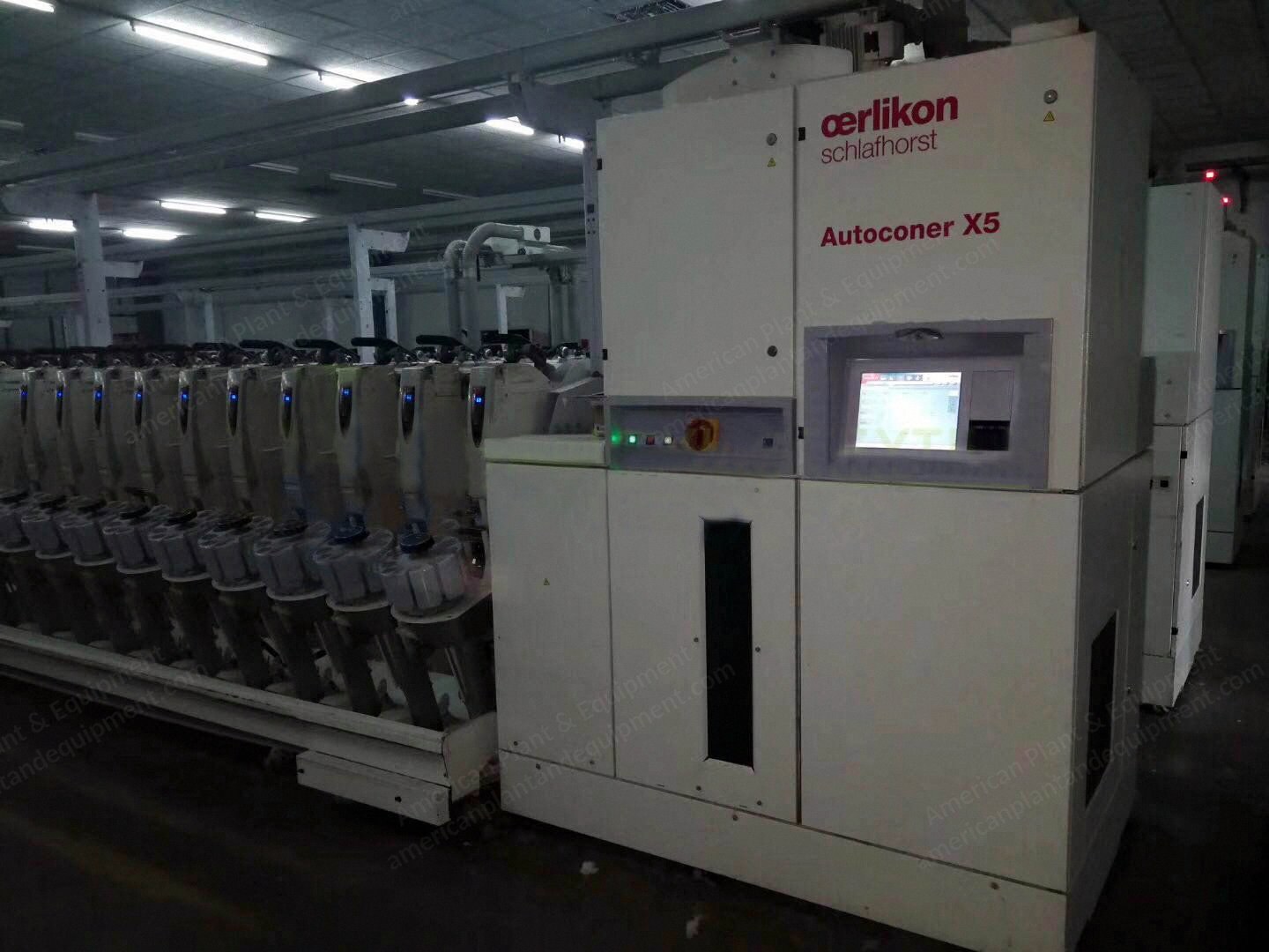 Schlafhorst, Autoconer X5, 2010, 60 Spindles, Magazine Type, Zenit Clearer