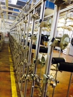 SSM, DP2-C, Air Covering Machine, 35 Positions, Auto Doffing, 290mm Bobbin