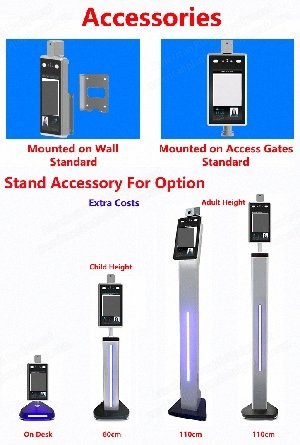 NovaStar, MD122, Fever Detection AI Facial Recognition Device, 7-8 Inch Screen, 2MP Camera, Linux OS