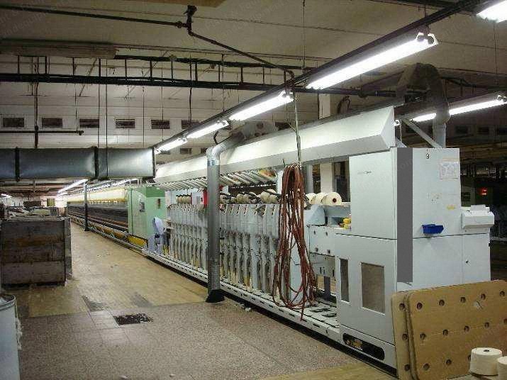 Rieter, G33, 2002, Spinners Linked with Schlafhorst 338 Winders, 1008 Positions, 45mm Ring Diameter, 75mm Gauge
