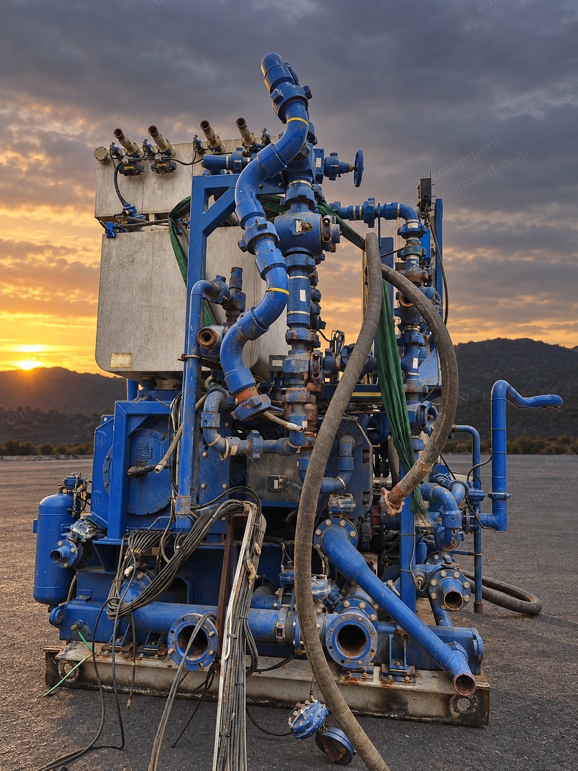 Schlumberger, Cementing Unit, Offshore Skid from a Retired Semisubmersible Rig