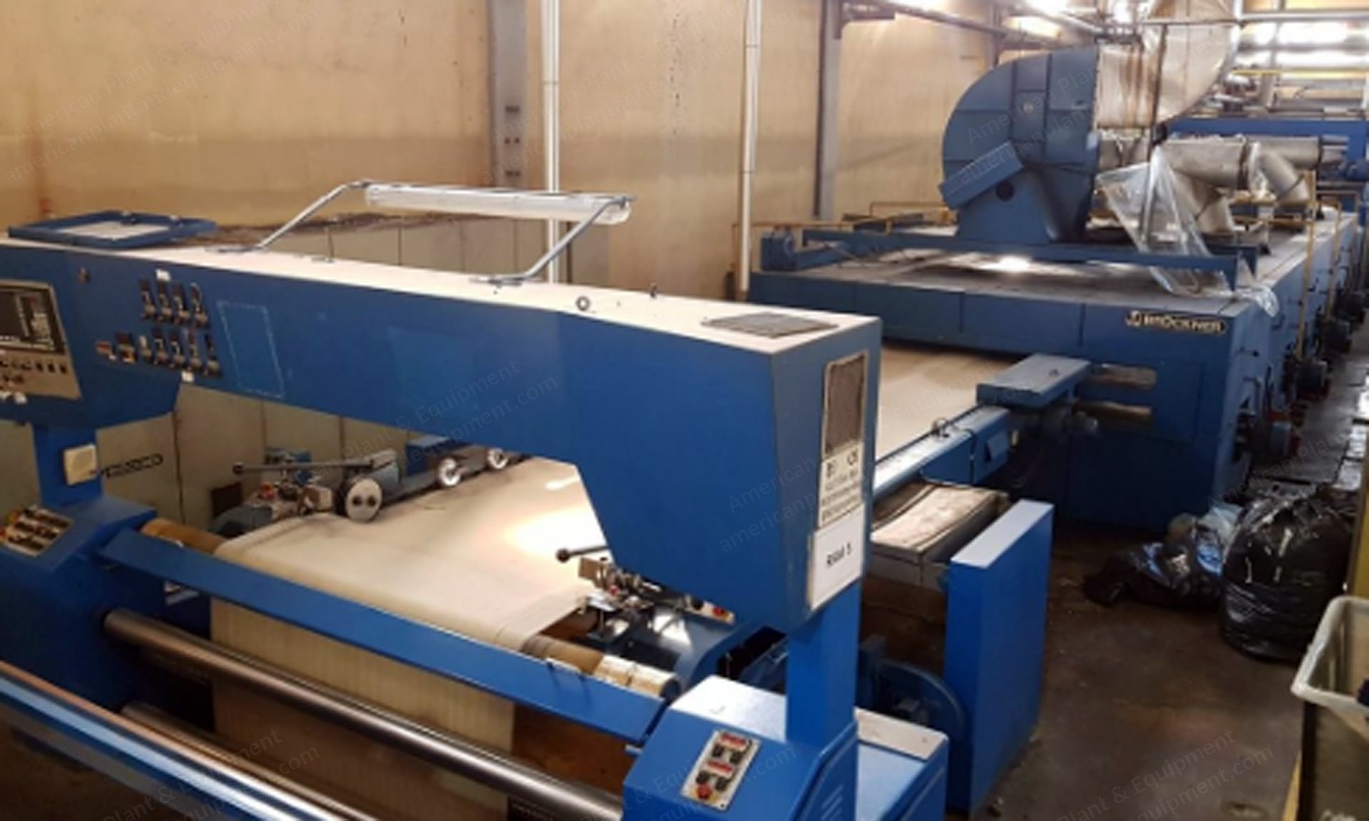 Bruckner Stenter, 1998, 1800mm Working Width, 4 Chambers, Gas Heated, Combi Chain