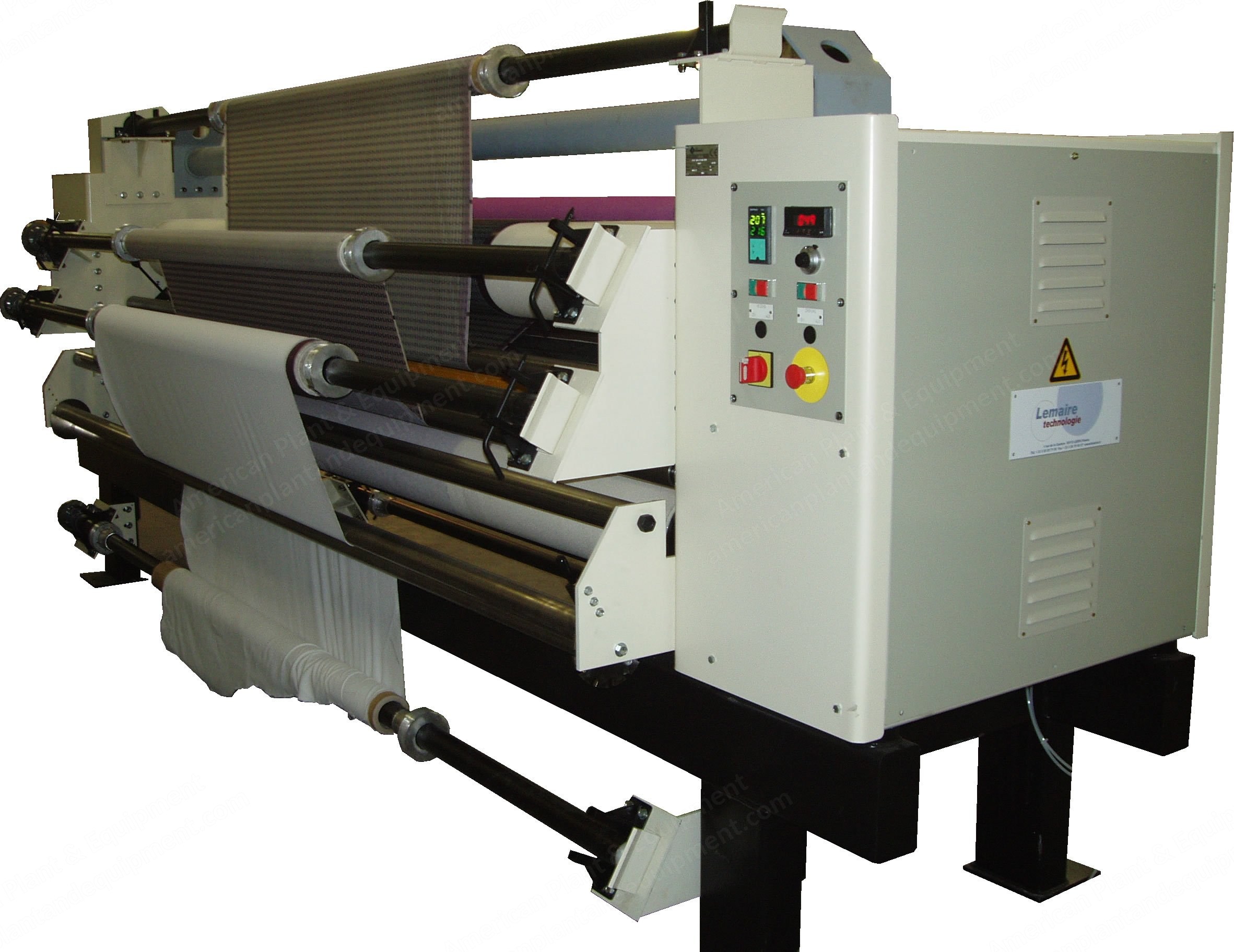 Lemaire, Range P, Small Diameter Calender, 350mm Diameter, 1900-3200mm Working Width, Nomex Blanket