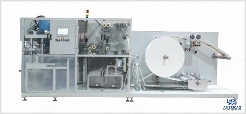 NovaStar, CE184, Automatic Compressed Face Pad and Towel Making Machine, Hydraulic Compression, Servo Motion Control