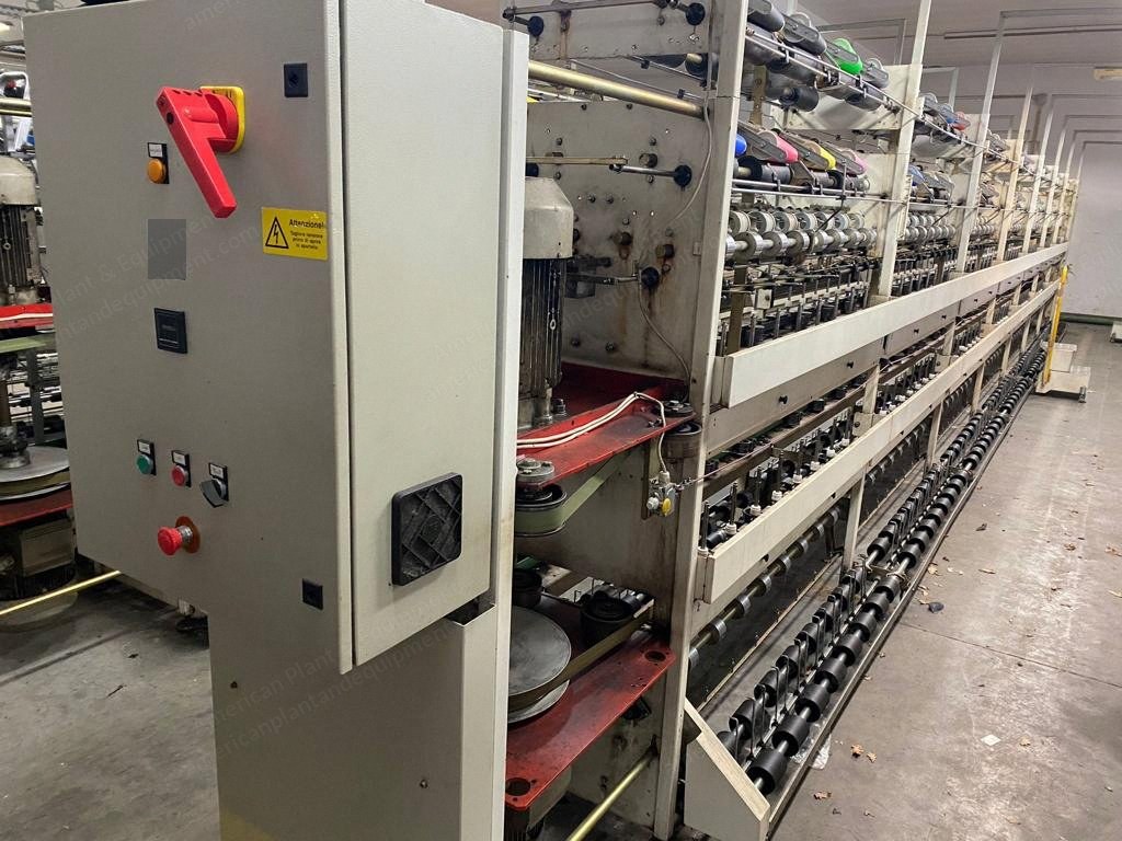 Menegatto, 1500/2003-NG, 2003 to 2006, 240 Spindles, 112 Take-Up Positions, Double Covering Machines