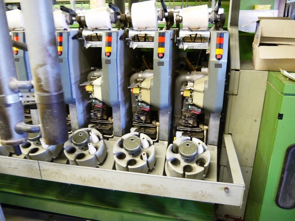 Schlafhorst, 338 RM, 2001, 60 Heads, UG 2.5 Asymmetric Drum, Air Splicer, Uster Quantum 2