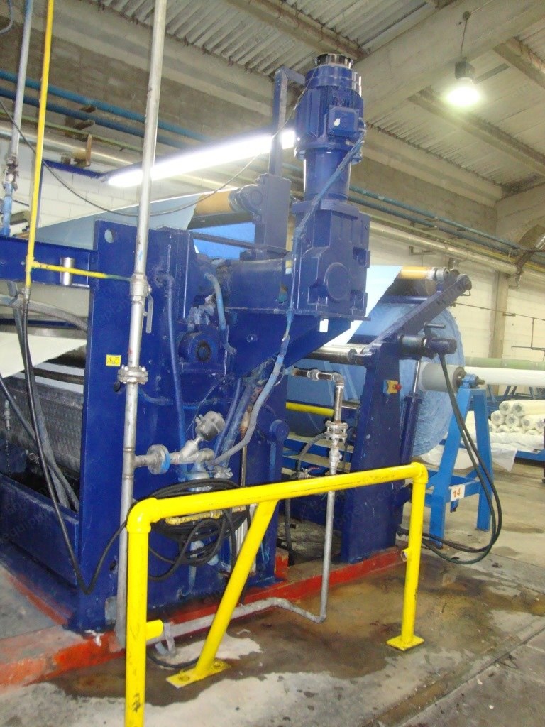 Benninger-Zell, Bicoflex 2600, 2001, Pad Dye Station, 2600mm Working Width, 1800mm Diameter A-Frame Unwinder/Winder
