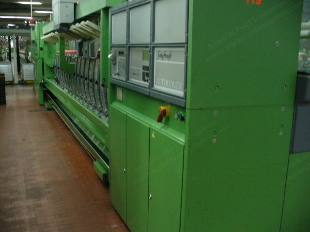 Schlafhorst, Autoconer 238, 1991, 16 Heads, 6 Inch Drum, 5° 57' Conicity, Loepfe TK 930 F Clearers