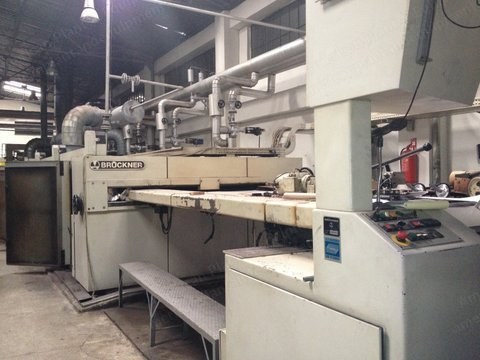 Bruckner Tenter, 1900mm, 2000, 6 Chambers, Oil Heated, Pin and Clip