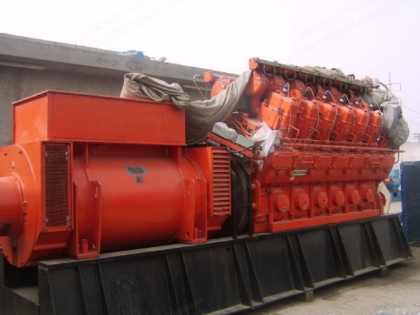 Waukesha, 12VAT25GL, 1991, 2450 kVA, Gas Generator