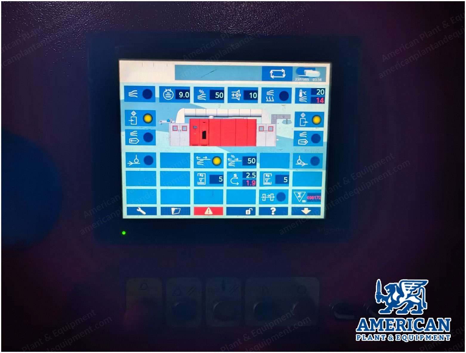 Monfongs, Goller, 2021, Combined Bleaching Machine, 2200mm Working Width, 9 Washing Tanks