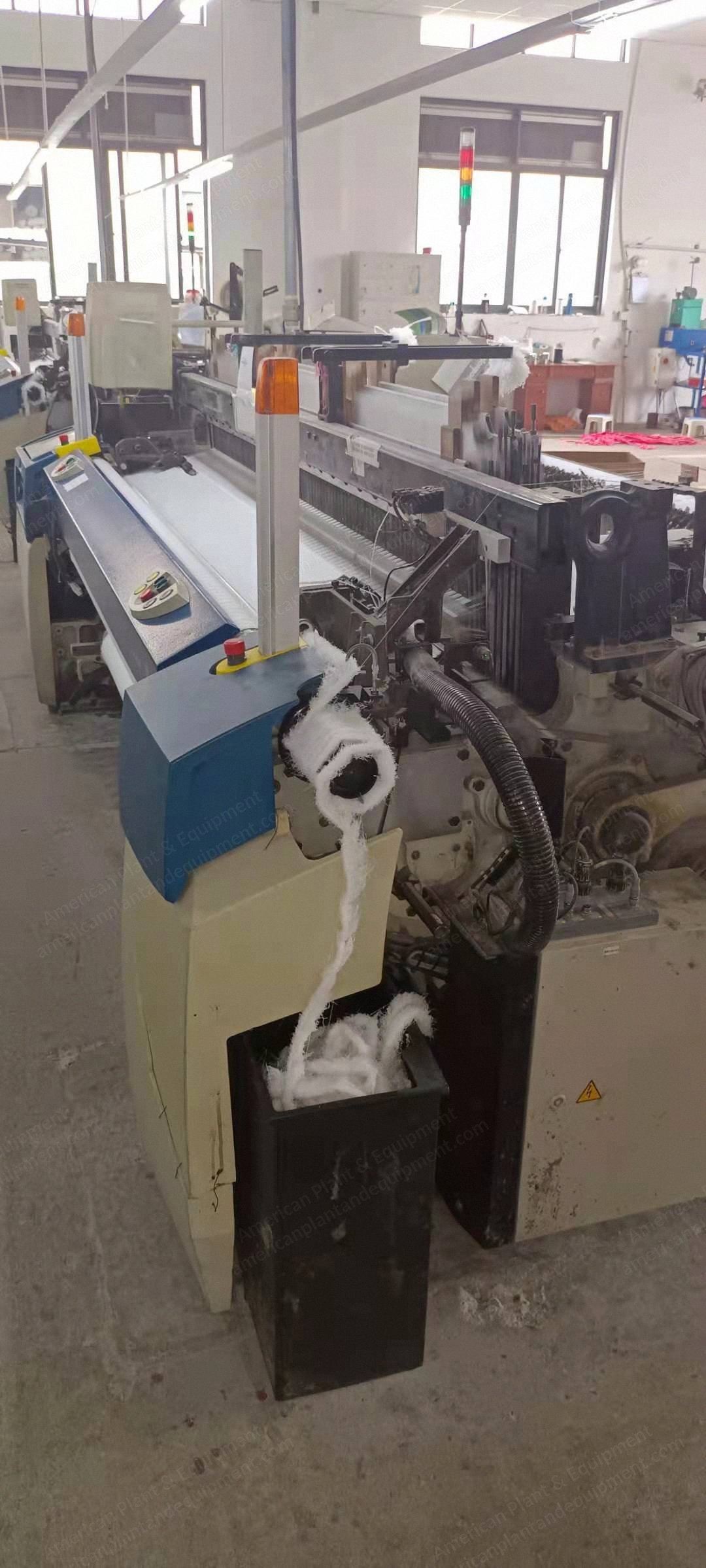 Picanol, Omni Plus 800, 2006, Air Jet Loom, 2200mm Working Width, Positive Cam, 2 Feeders