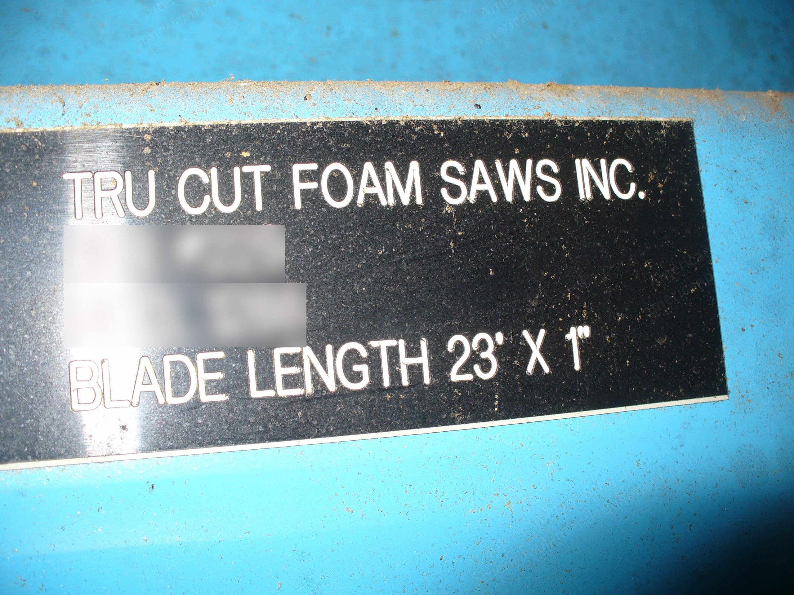 Tru Cut, 1288, Horizontal Foam Slitter, 90 inch Cutting Width, 138x88.5 inch Table