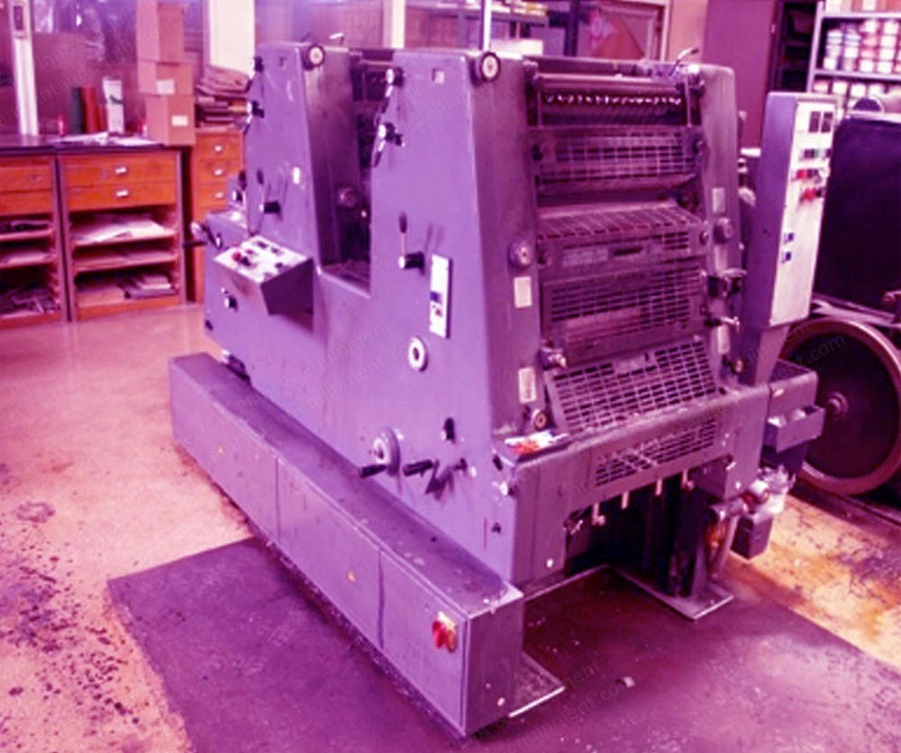 Heidelberg, GTO ZP 52 N+P, 1991, 2 Colors, 47 Million Impressions