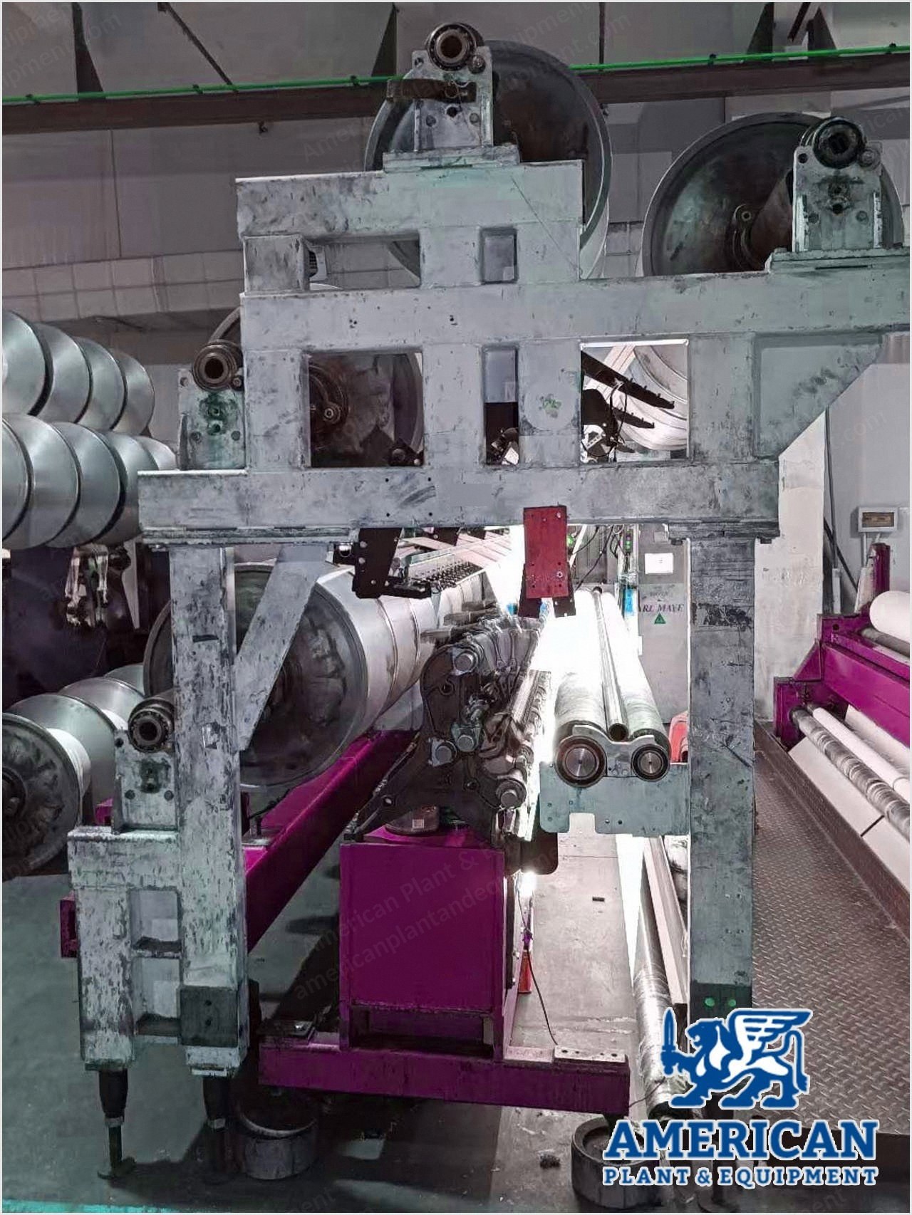 Karl Mayer, TM-4T, 2012, 186" Width, 24-E Gauge, Tricot Warp Knitting Machine