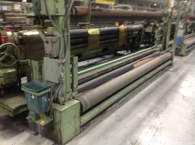 Amoco Engineering Off Loom Take Up, 153 Inches Width, Gear Box Driven Press Roll