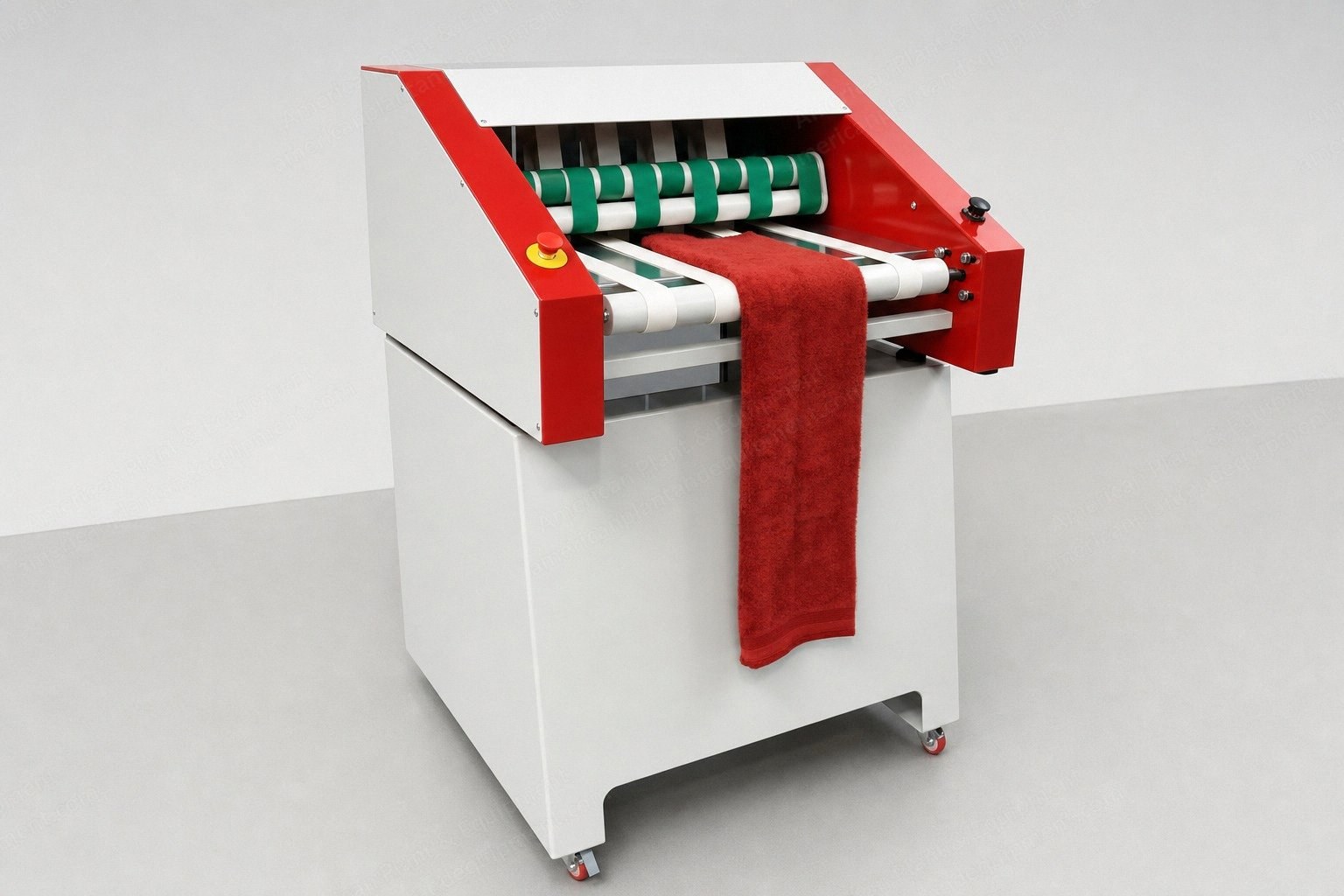 NovaStar, PL108, Carpet and Towel Roller, New, 600 mm (23.6 in) Max Width, 200 to 350 Pieces/h, Table Top