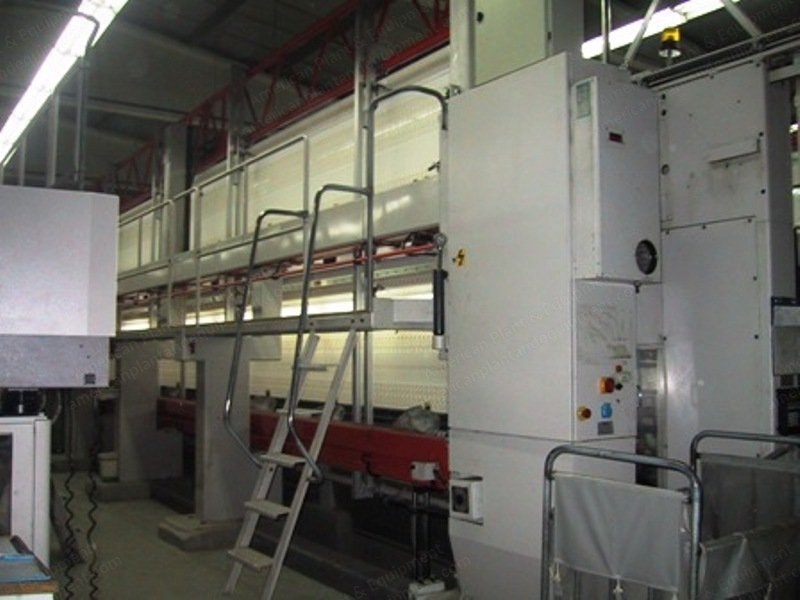 Saurer, 4040 HP, 1997, Schiffli Embroidery Machine, 21 Yards, 1416 Needles, 1300mm Frame