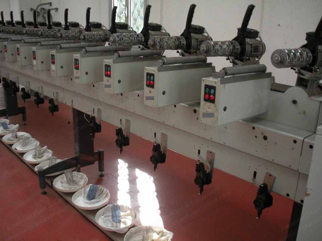 SSM, PW1-F, 2001-2002, Precision Winding Machine, Preciflex Type, 42 Heads, 8 Inch, 230mm Tube Length