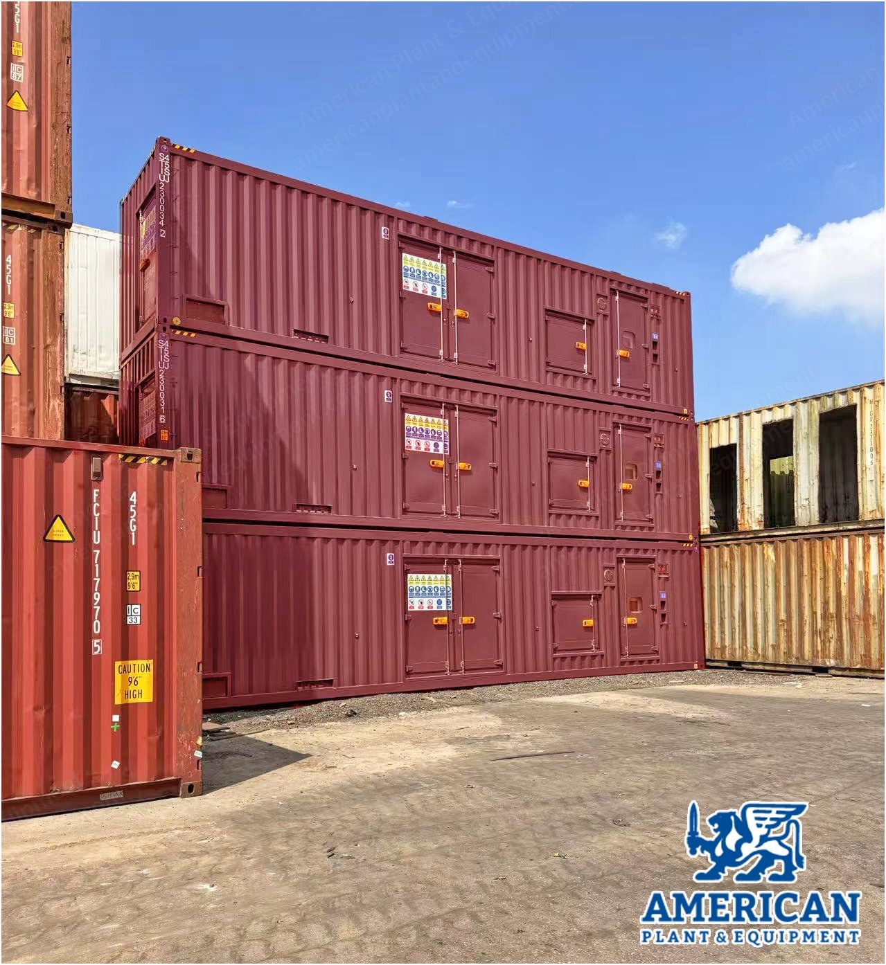 MTU, 16V4000L64FNER, 2022, 2028 kWe, 50Hz, Natural Gas Genset, Containerized