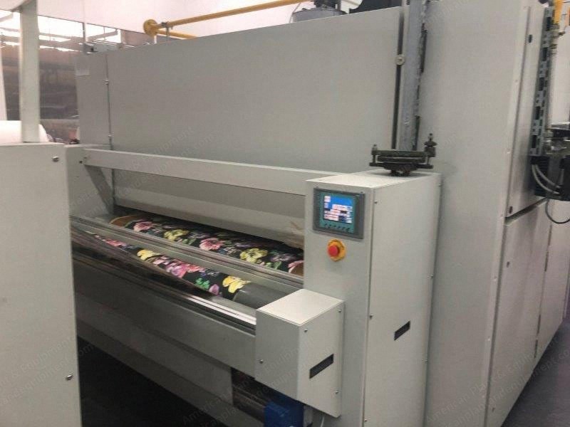 Reggiani, Renoir 180, 2011, 8 Colors, 16 Heads, Gas Heated Belt Drier, Axial Winder