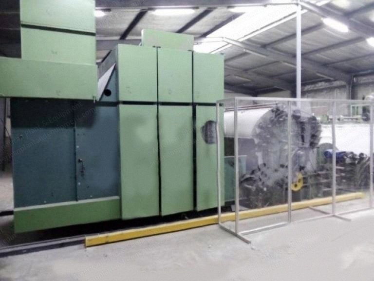 Befama, Dilo, 1998, Carding Crosslapper Punching Line, Width 1800mm, New Controls