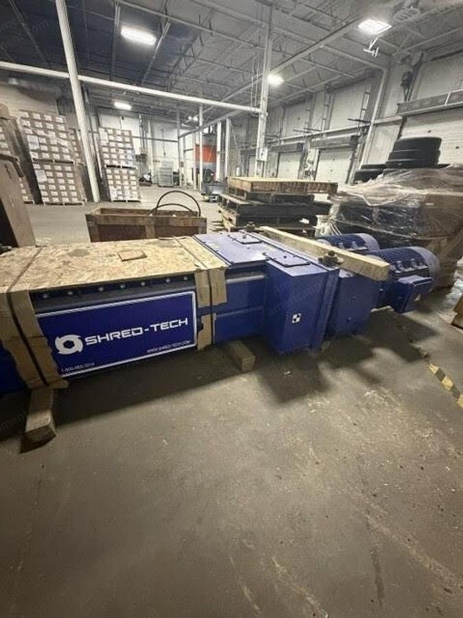 Shred-Tech, ST-75 ES, 2023, Dual Shaft Shredder, 100 HP, 37 x 25 in Cutting Chamber