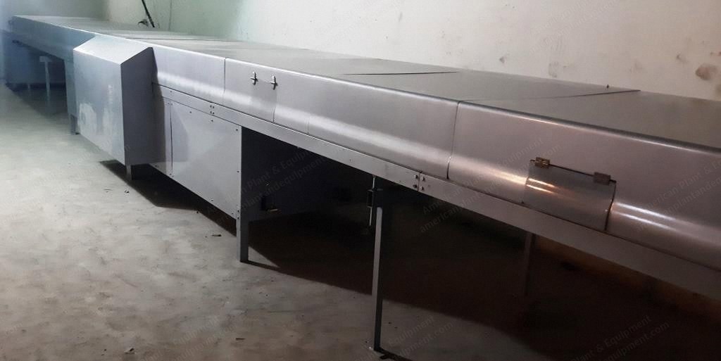 Sollich, KK 1020, Cooling Tunnel, 1000mm Width, 14m Length, Freon Air Cooling