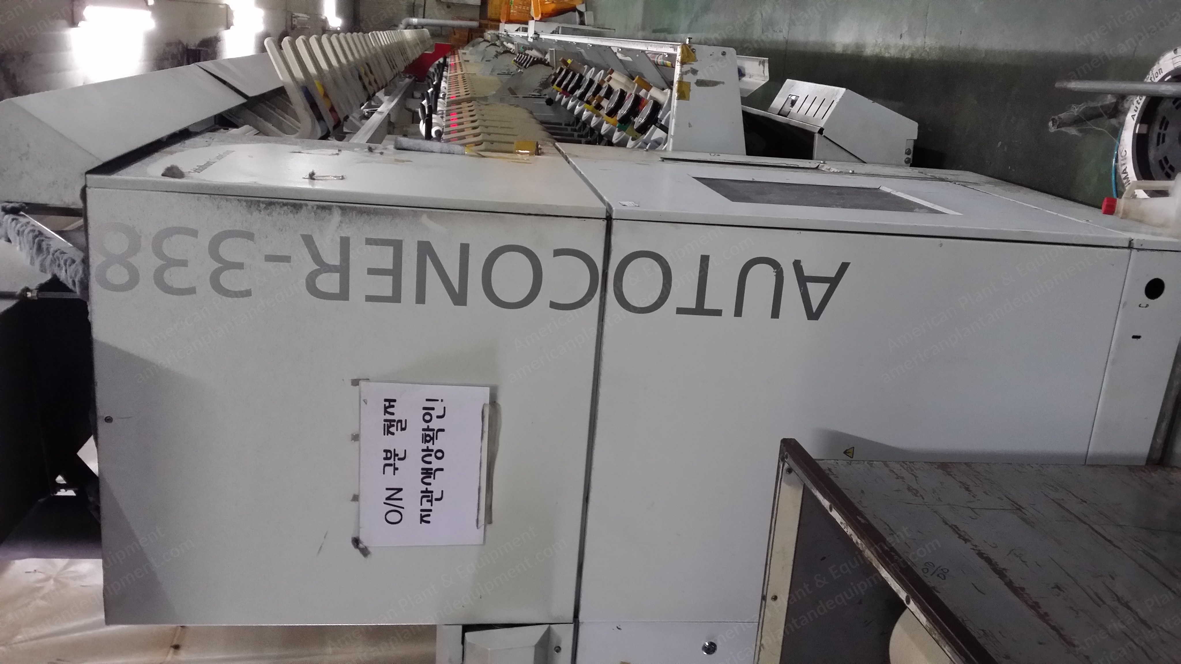 Schlafhorst, 338, 2001, 50 Spindles, Loepfe TK 840 Yarn Clearer
