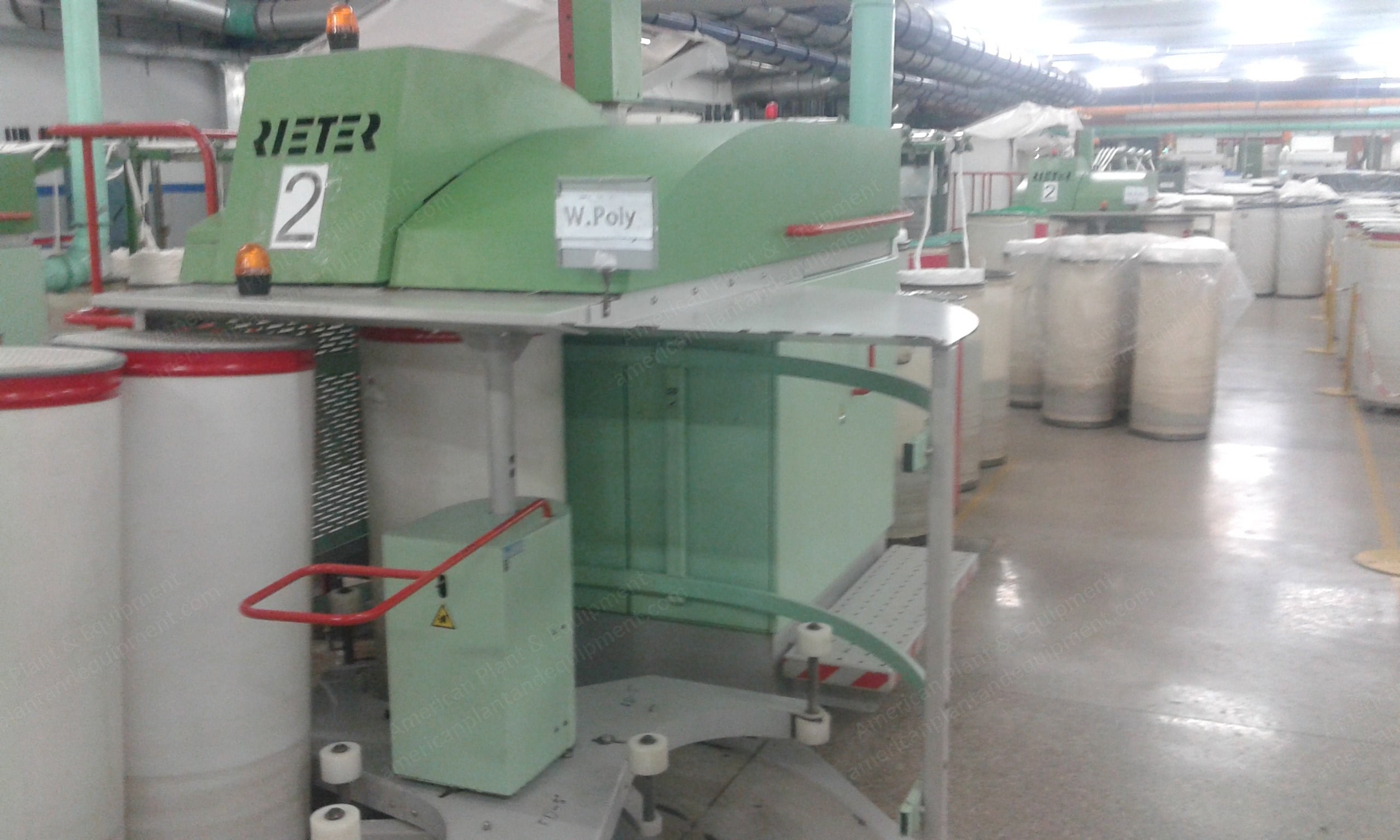 Rieter, D35, 2002, Single Delivery, Autoleveller, Can Size 20x42 in