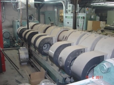 Maris, Double Screw Extruder, 140mm, 30:1 L/D, 200 HP, with Beringer WRP 40 Pelletizer