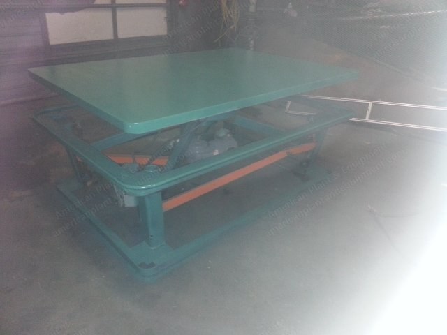 James Cash, Tape Edge Table and Carriage, 54x75 inch, with King Size Extensions