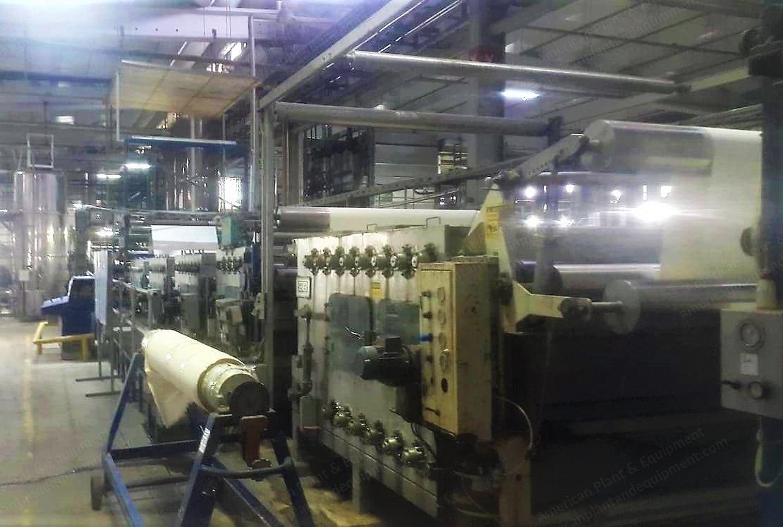 Brugman Open Width Continuous Washing Machine, 1999, Working Width 1800mm, 5 Washing Tanks