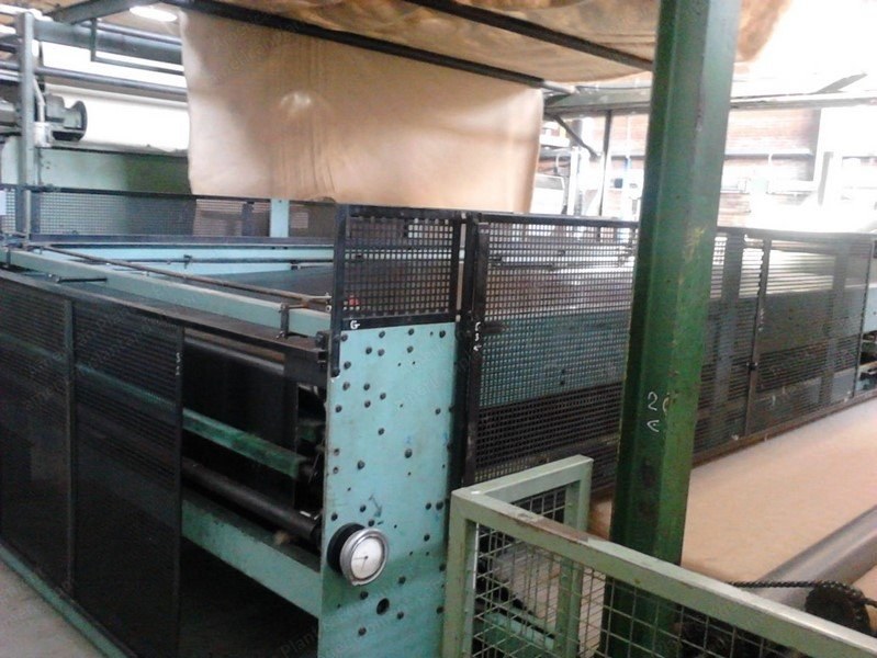 Asselin, 380, 1984, Single Doffer Card and Cross-Lapper, 2500mm Working Width, 5000mm Output, Capacity up to 300 kg/h