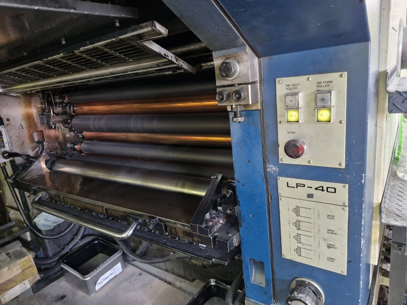 Komori, LP40, 2000, 1/1 Color, Alcohol Dampening