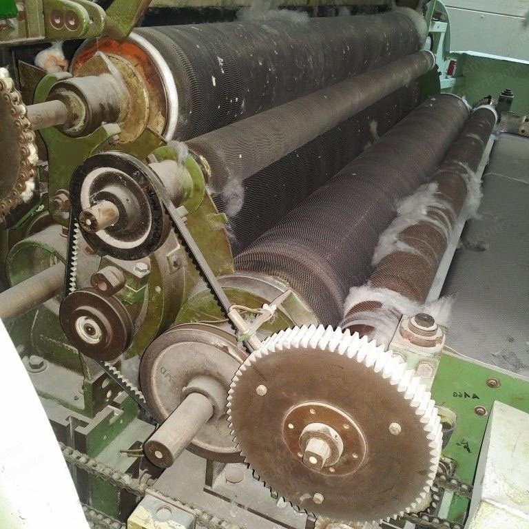 Spinnbau, Double Doffer Carding Machine, 1983, Working Width 2500mm
