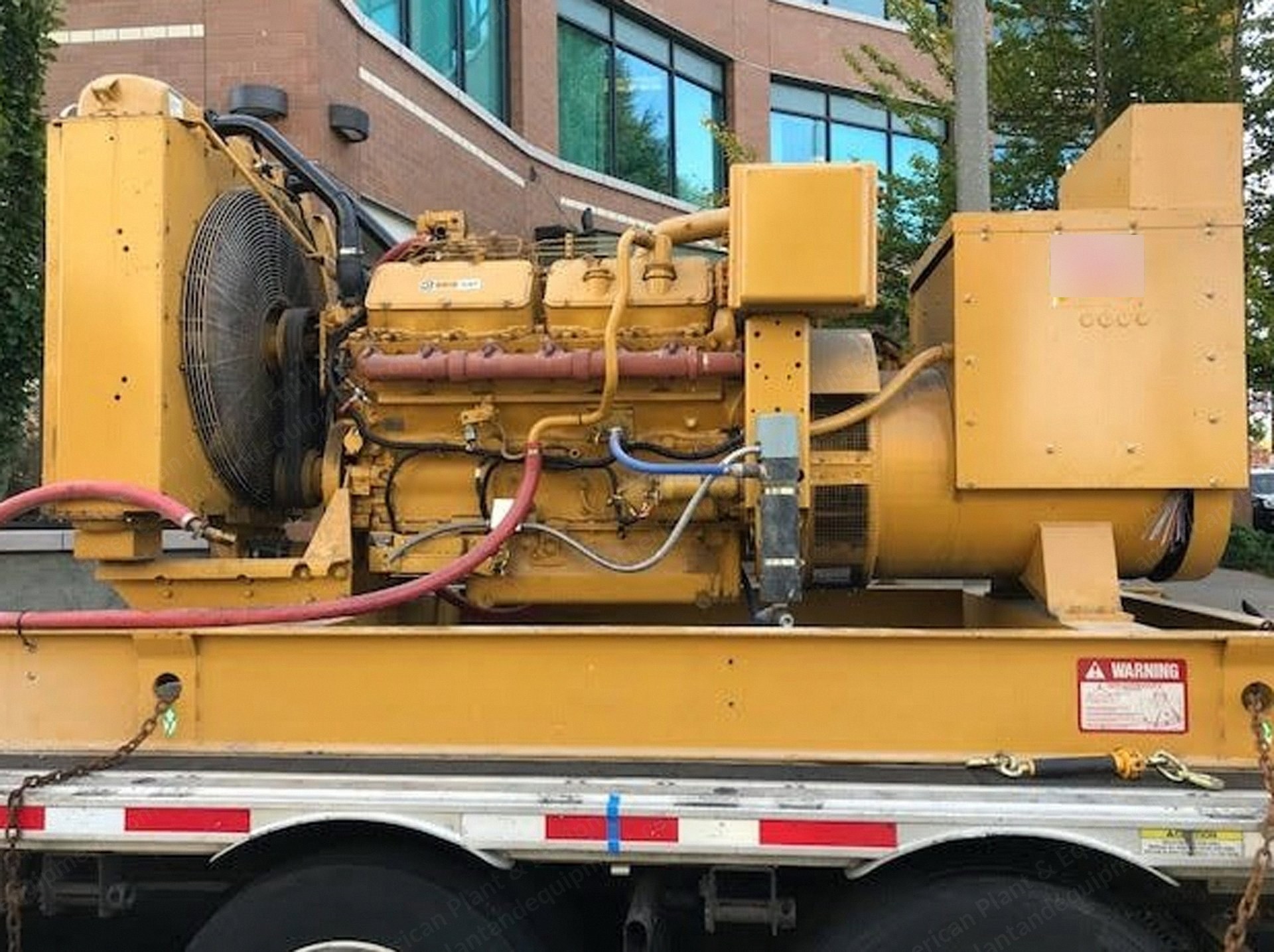 Caterpillar, 3412, 370kW Diesel Generator Set, 480V, 60Hz, 399 Hours