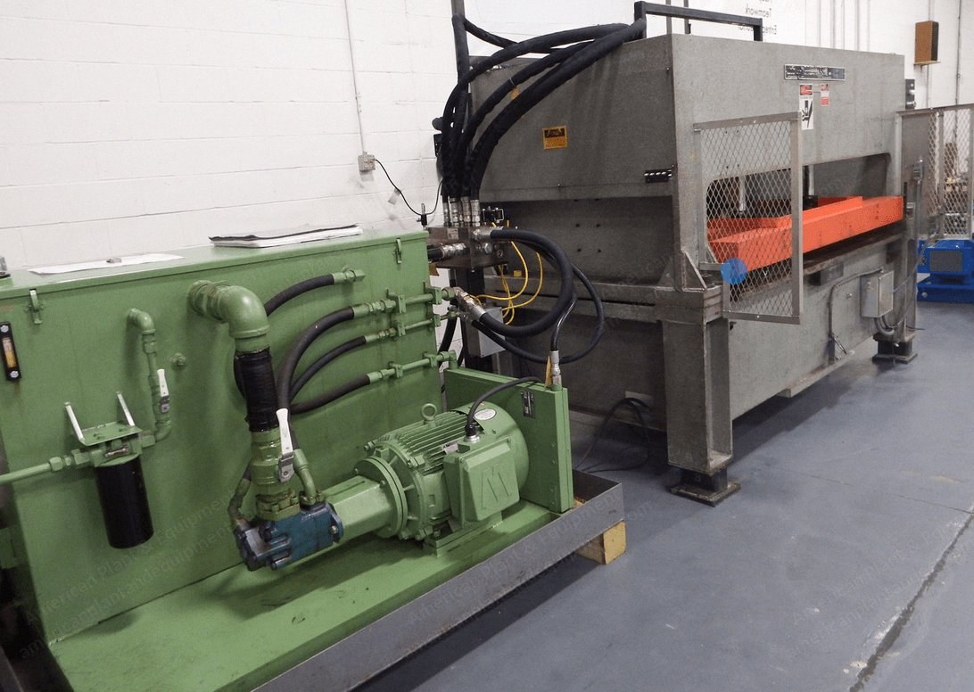 Schwabe Hydraulic Press, 1989, 84x60in Bed, 10in Daylight, 8in Stroke