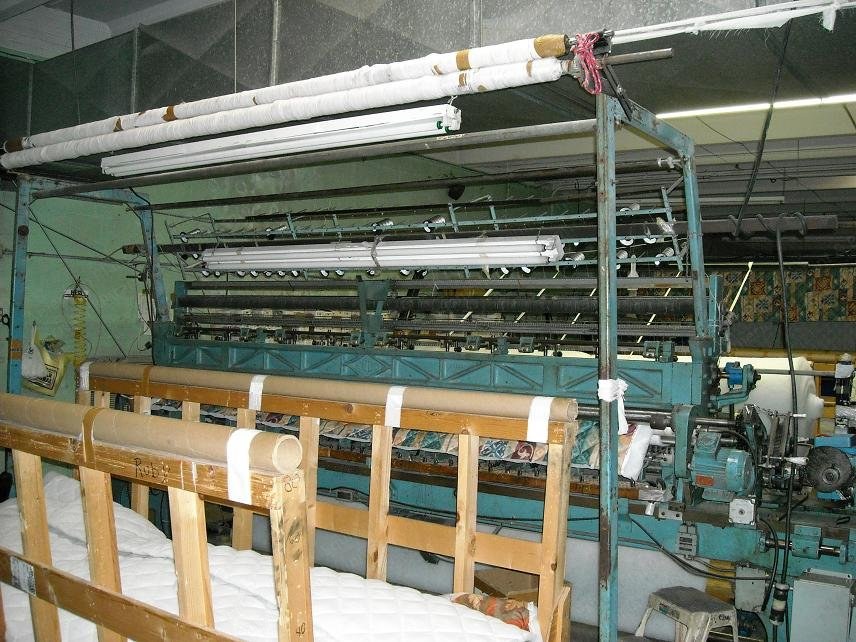 Pathe, Multineedle Bedspread Quilter, 138 Inches Wide, 1x3 (2-Bar), #10 Bobbin